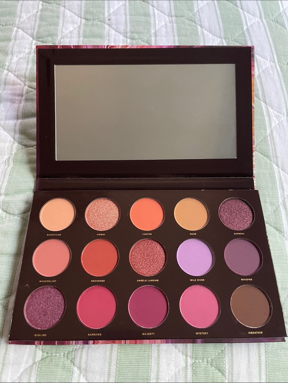 Zion Rootswear Pink, Purple & Coral Eyeshadow Palette
